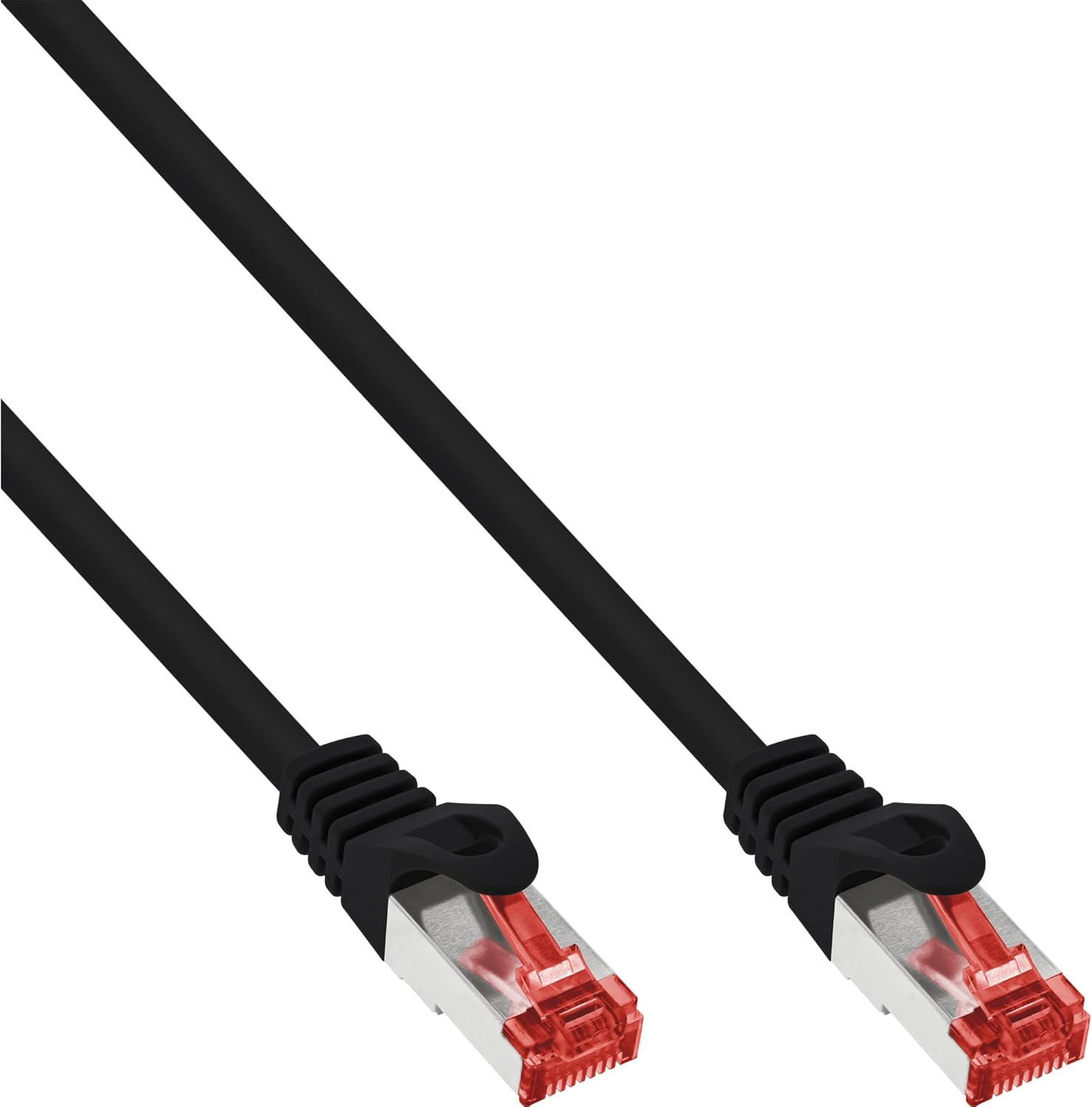 InLine 76133S S/FTP CCA Patch Cable 250 MHz PVC 0.3 m Black