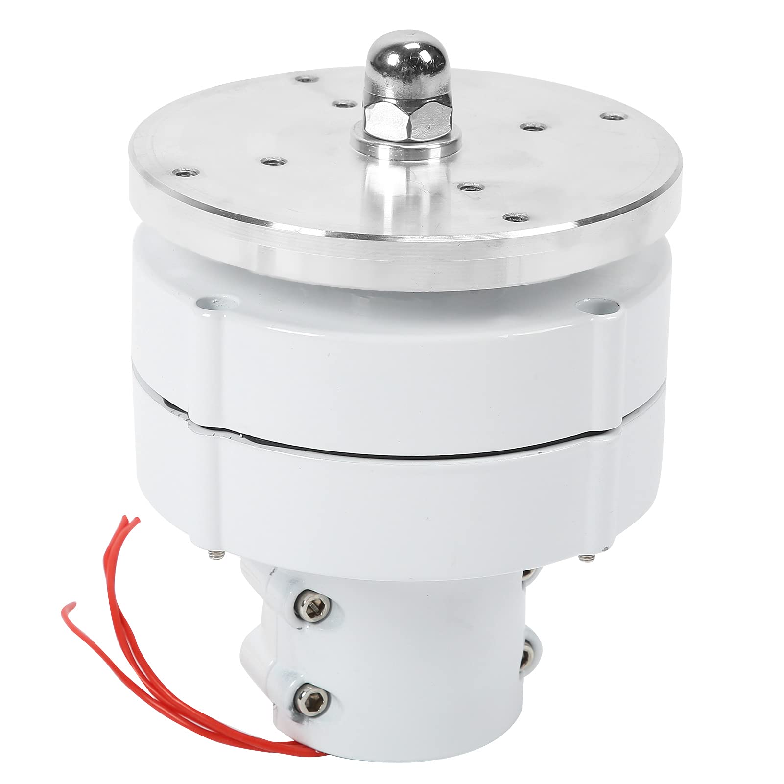 Zestaw Generatora Turbin Wiatrowych Eujgoov 600 W 4 Ostrza Generator Osi Pionowej Biały Wiatr Układ Słoneczny Turbina Wiatrowa(12V)