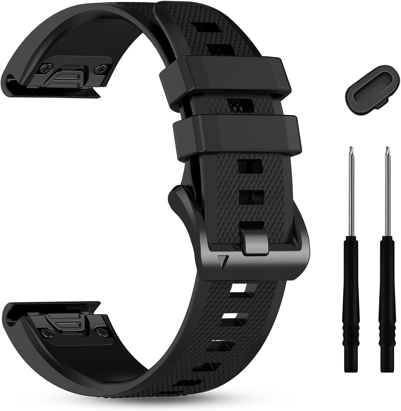 Silicone WatchBand Compatible With Fenix 8 AMOLED 43mm/7S/6S/5S, 20mm Quickfit Sport Band for Fenix 7S Pro/6S Pro/5S Plus/Descent Mk3/Mk3i 43mm/Epix Pro 42mm/Approach S70-42mm