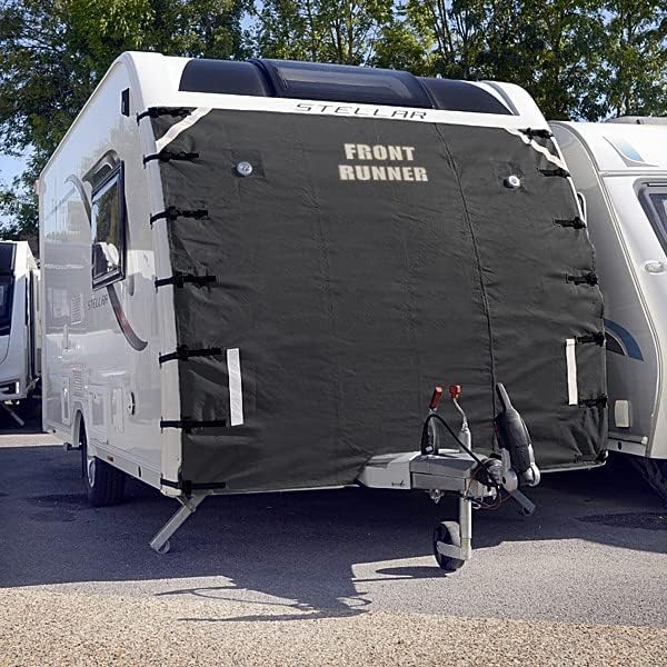 Caravan Universal Front Towing Cover | Protector Covers Accessories | DARK GREY