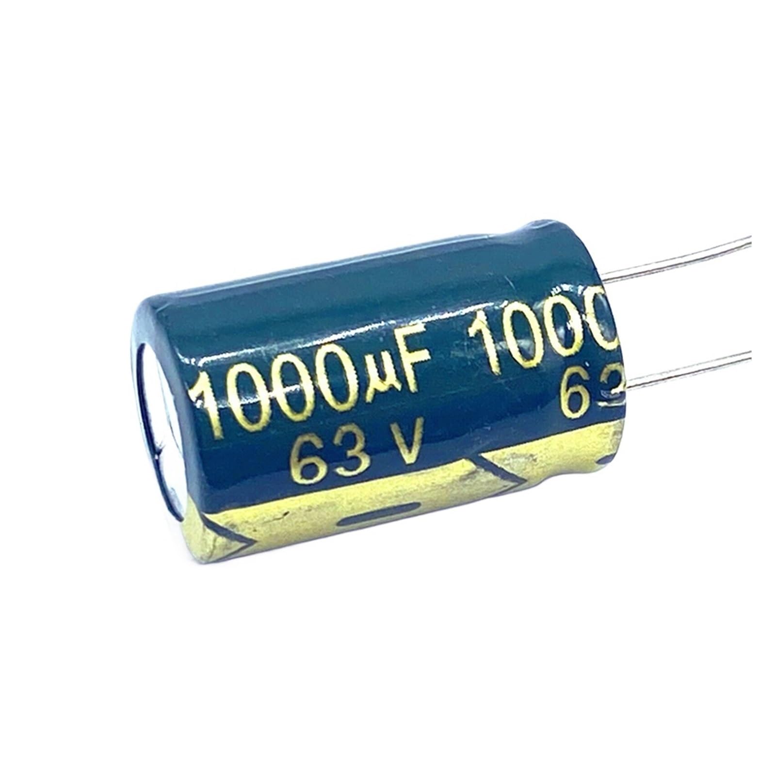 Condensador 63 V 1000 uF para eliminar el ruido eléctrico en amplificadores