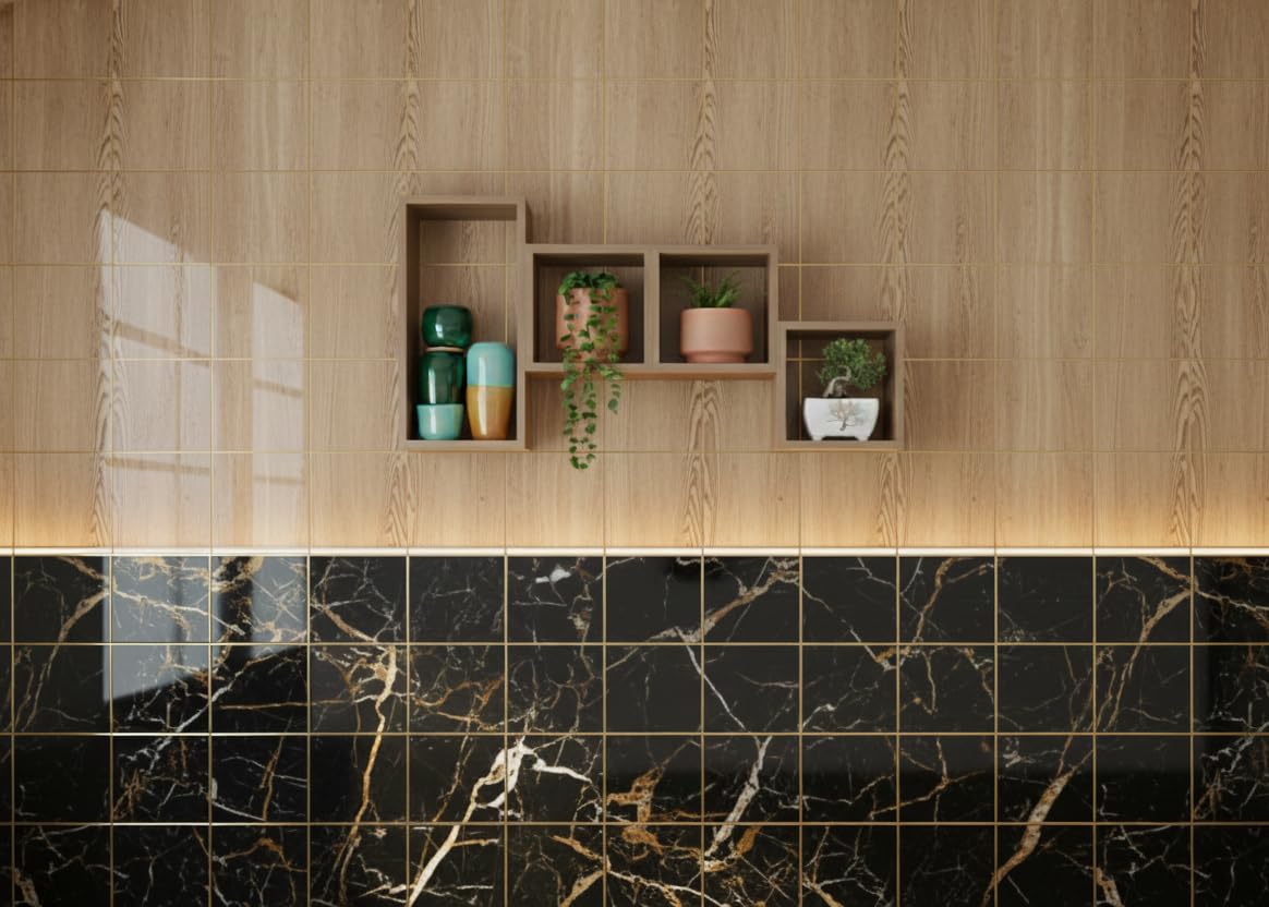 Golden Arc Floating Wall Shelves-image-41