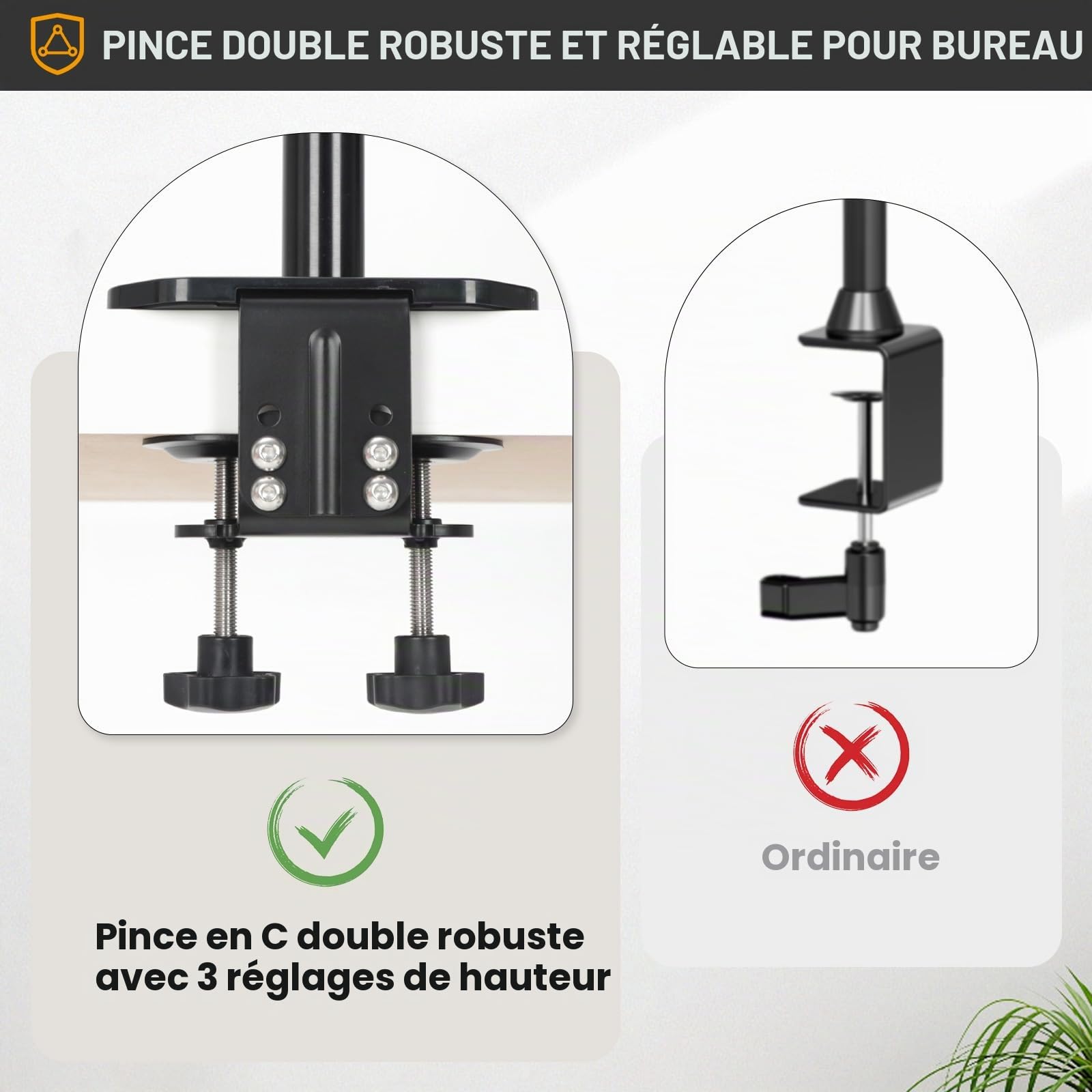 TARION Support de Table pour Appareil Photo avec Bras Articulé - Compatible DSLR, Anneau Lumineux, Microphone - pour Photographie, Vidéo - Titanrig(Lite Z)