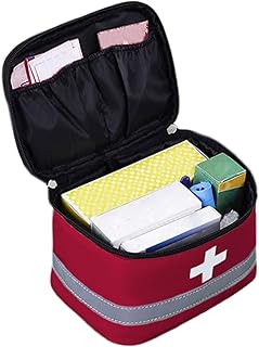 De Medicamentos, Portátil De Primeros Auxilios | Contenedores De Almacenamiento De Medicamentos, Ayudas Para Tomar Píldoras Domésticas, Bolsas De Viaje, Accesorios Trauma Para Coche