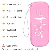 Vista 3 de BOVKE Estuche de Transporte de Viaje Compatible con 3M Littmann Classic III, Lightweight II S.E, Estetoscopio MDF Acoustica Deluxe, Espacio