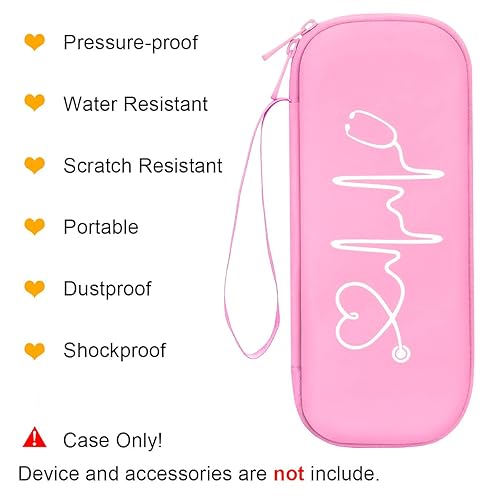 Miniatura 3 de BOVKE Estuche de Transporte de Viaje Compatible con 3M Littmann Classic III, Lightweight II S.E, Estetoscopio MDF Acoustica Deluxe, Espacio