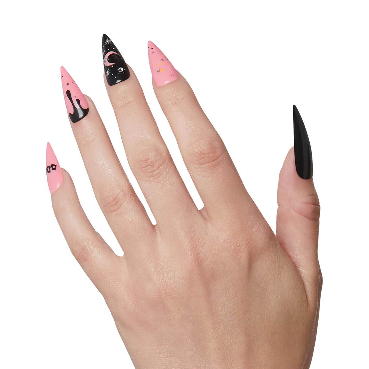 KISS Stiletto Premium Long Press-On Nails thumbnail 4
