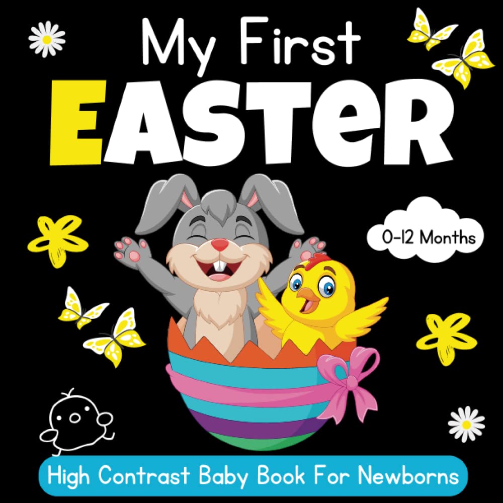 My First Easter High Contrast Baby Book for Newborns Easter great
