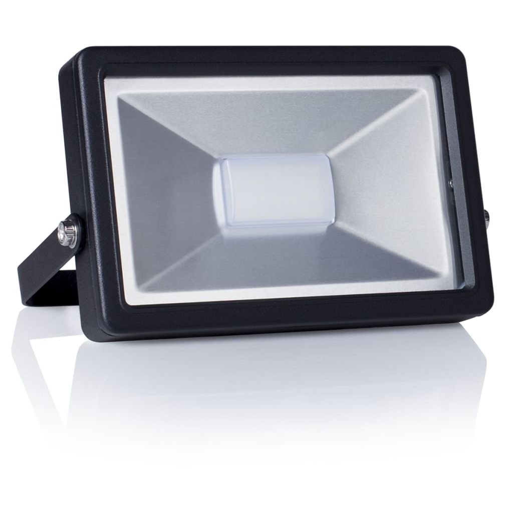 Smartwares FL1-B20B LED Floodlight – Extra Slim – 20 W – 1300 lumens, Black
