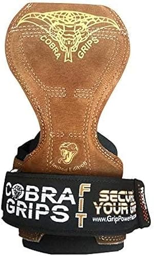 Miniatura 27 de Cobra Grips PRO Weight Lifting Gloves Heavy Duty Straps Alternative with Power Lifting Hooks Padded Wrist Support for Deadlifts & Bodybuilding Un