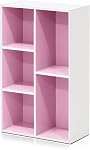 Furinno LUDER Étagère du livre, 3-Cube Bibliothèque, bibliothèque, 9.3 x 12 x 31.5, pour le salon, Chambre, Home Office, Chêne français