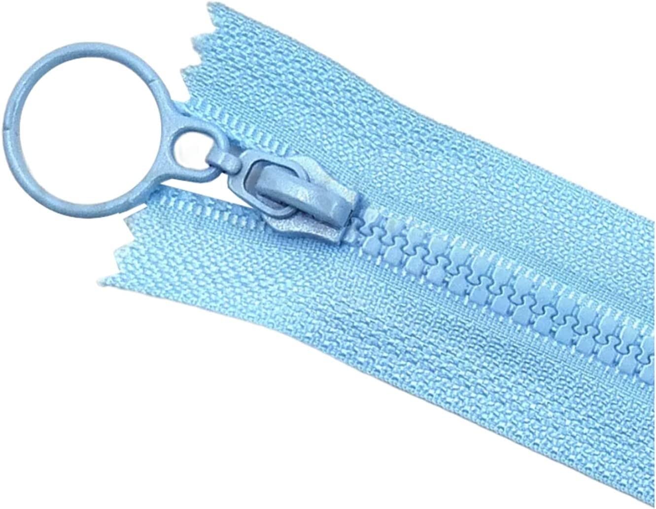 Cremalleras,Cremalleras de costura, 10 Uds. Cremalleras de resina de 3 colores con cabezal de tracción de anillo for bolsos, cartera, bolsillo, zapatos, ropa, accesorios de costura DIY, rojo, extremo