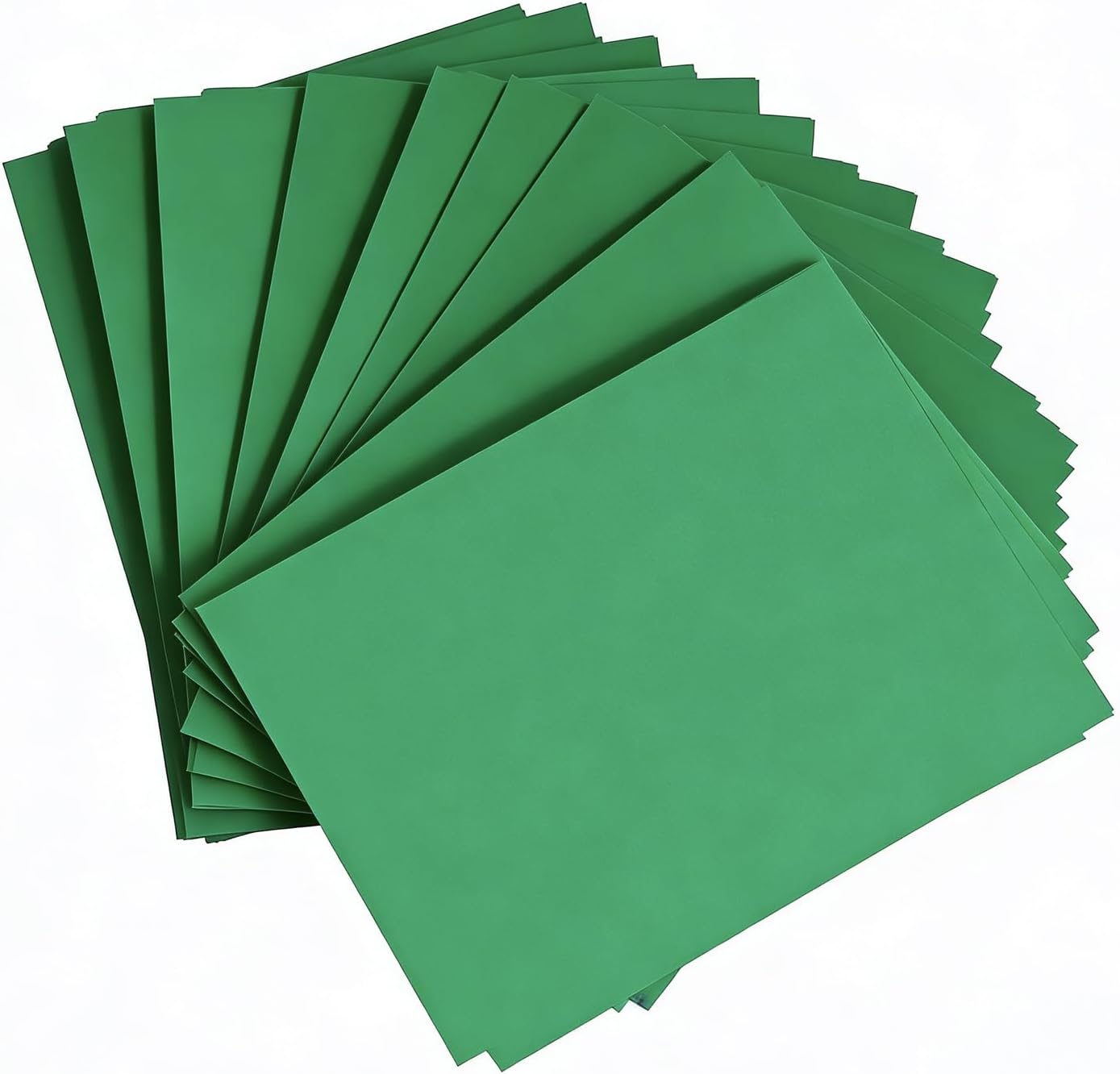 Large Construction Paper for Art Supplies 17.3”x23.4”Green Craft Paper for Drawing DIY Art Project Medium Weight 100 Sheets