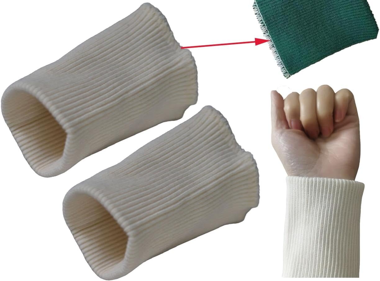 Finished Knit Cuffs for Jacket, Seamless Rib Knit Cuffs 1