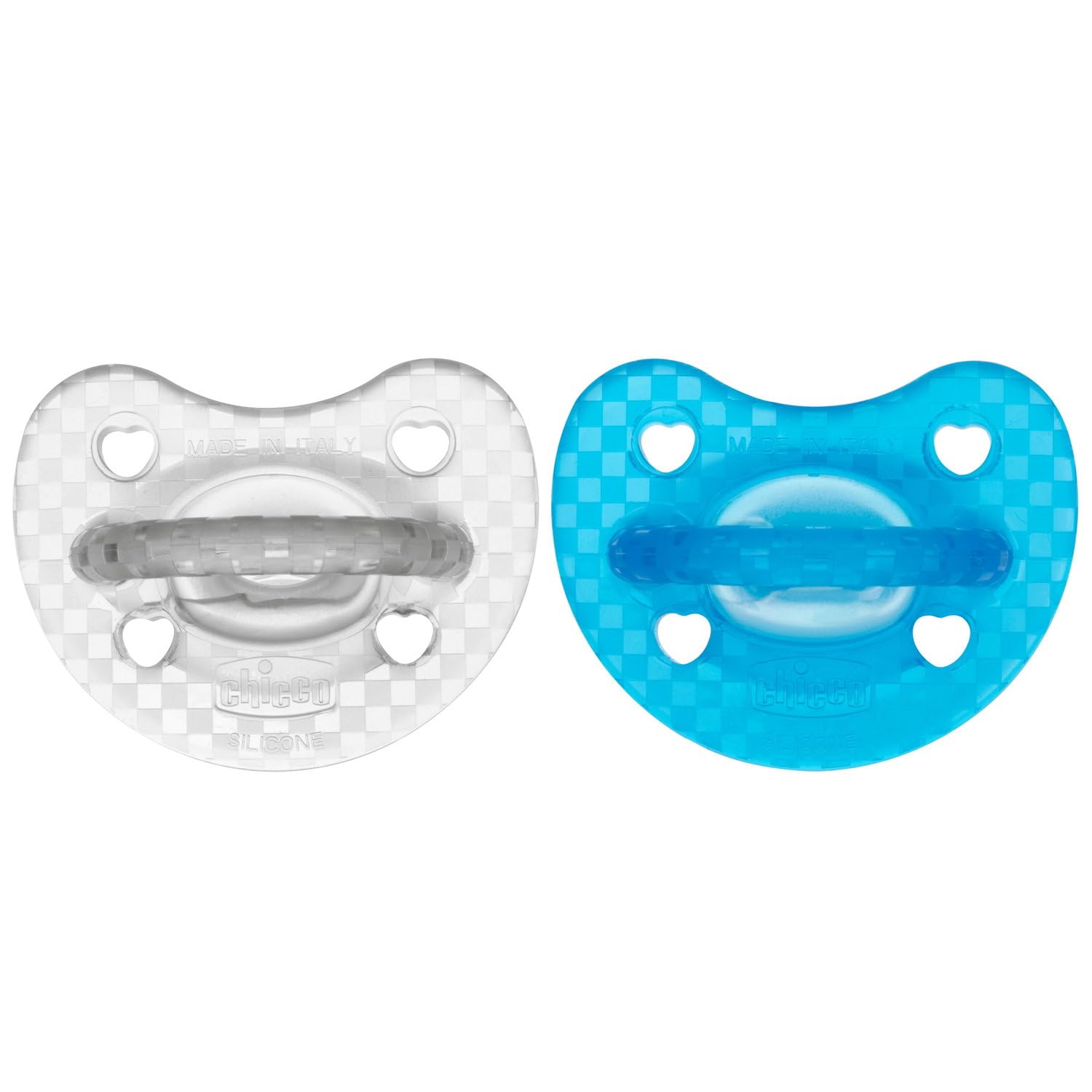 Chicco PhysioForma Gommotto Luxe Fluo, Ciuccio in Silicone 16-36 M, Set di Gommotti Morbidi e Delicati, Supportano la Respirazione Fisiologica e Favoriscono il Corretto Sviluppo della Bocca, 2 Pezzi