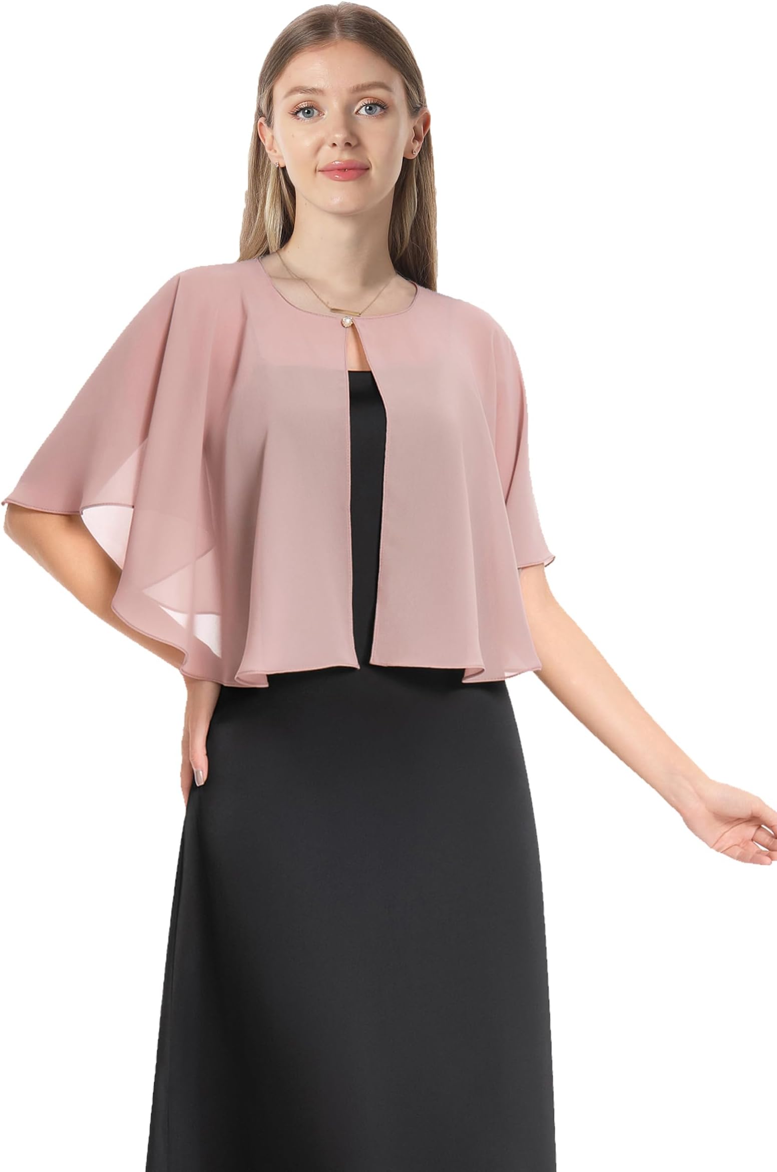 Chiffon Capelet Soft capes Shawls and Wraps for Evening Dress Wedding Cape 1920s shawl accessories for women