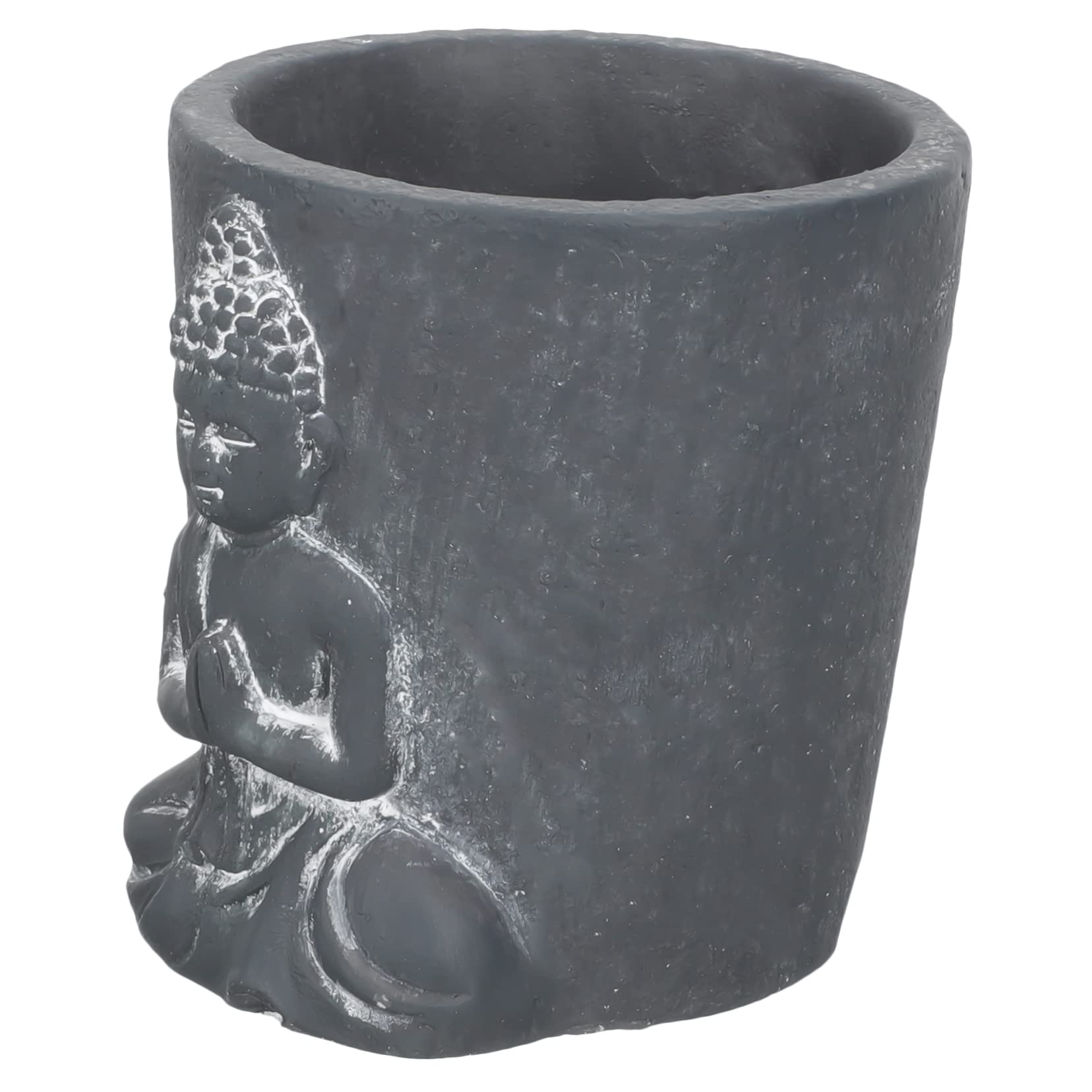 Pot de fleurs Bouddha en ciment : protégez vos plantes avec style sur le balcon