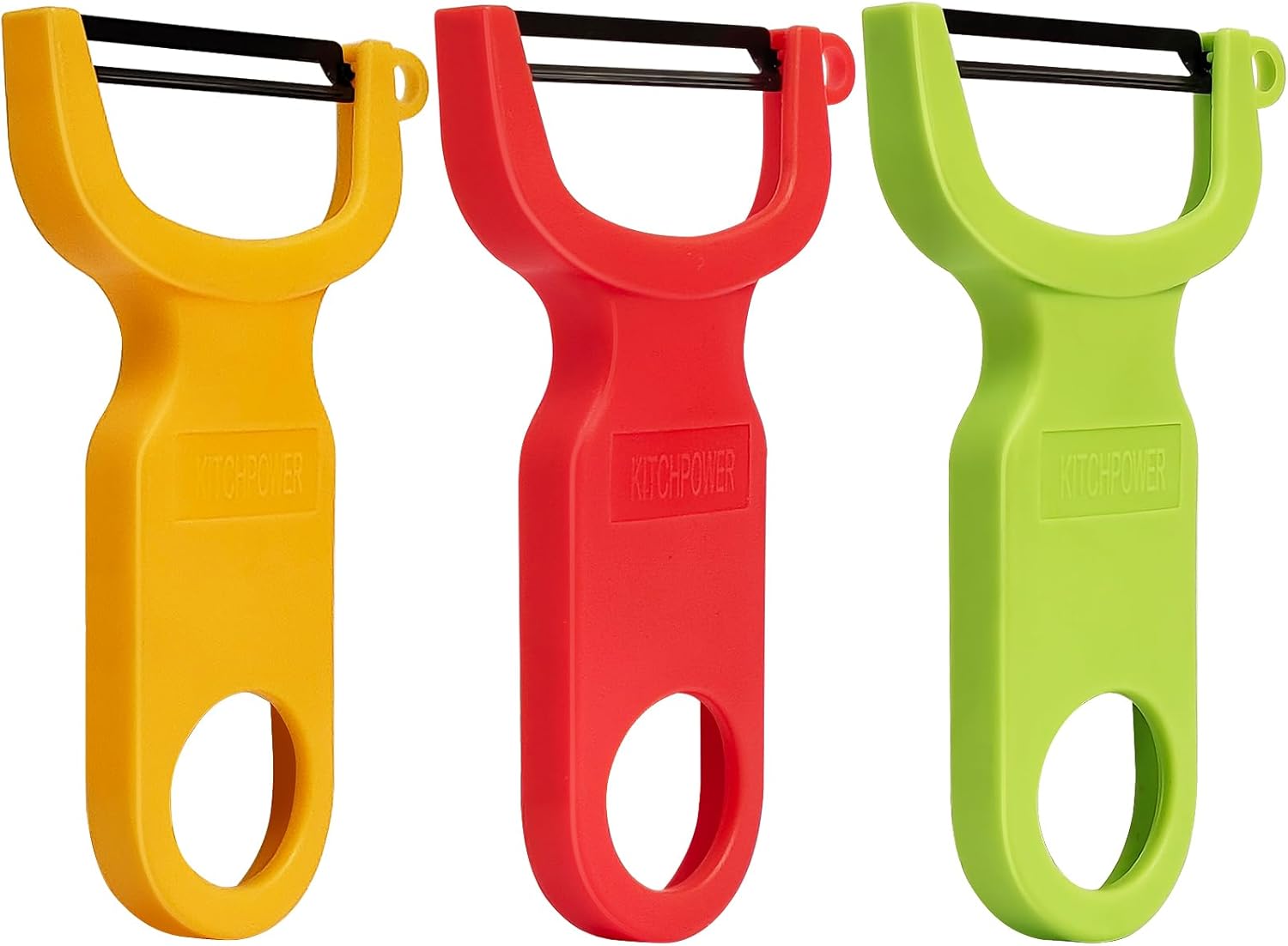 Original Vegetable Fruit Peeler Carbon Steel Blade 3 Pack Red/Green/Yellow… Original Vegetable Fruit Peeler Carbon Steel Blade 3 Pack Red/Green/Yellow…