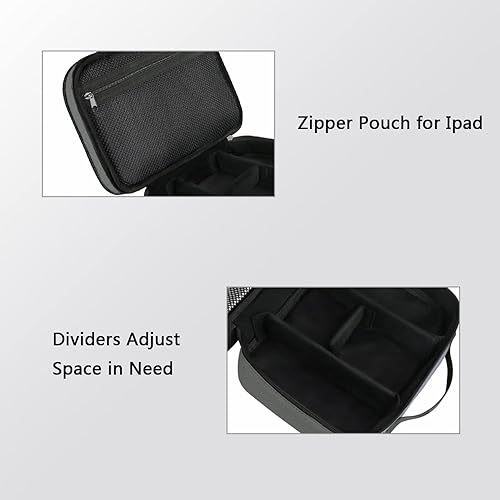 Miniatura 5 de Bolsa organizadora de cables, estuche organizador de cables universal de viaje, bolsa de accesorios duradera con asa, pequeña bolsa de transporte