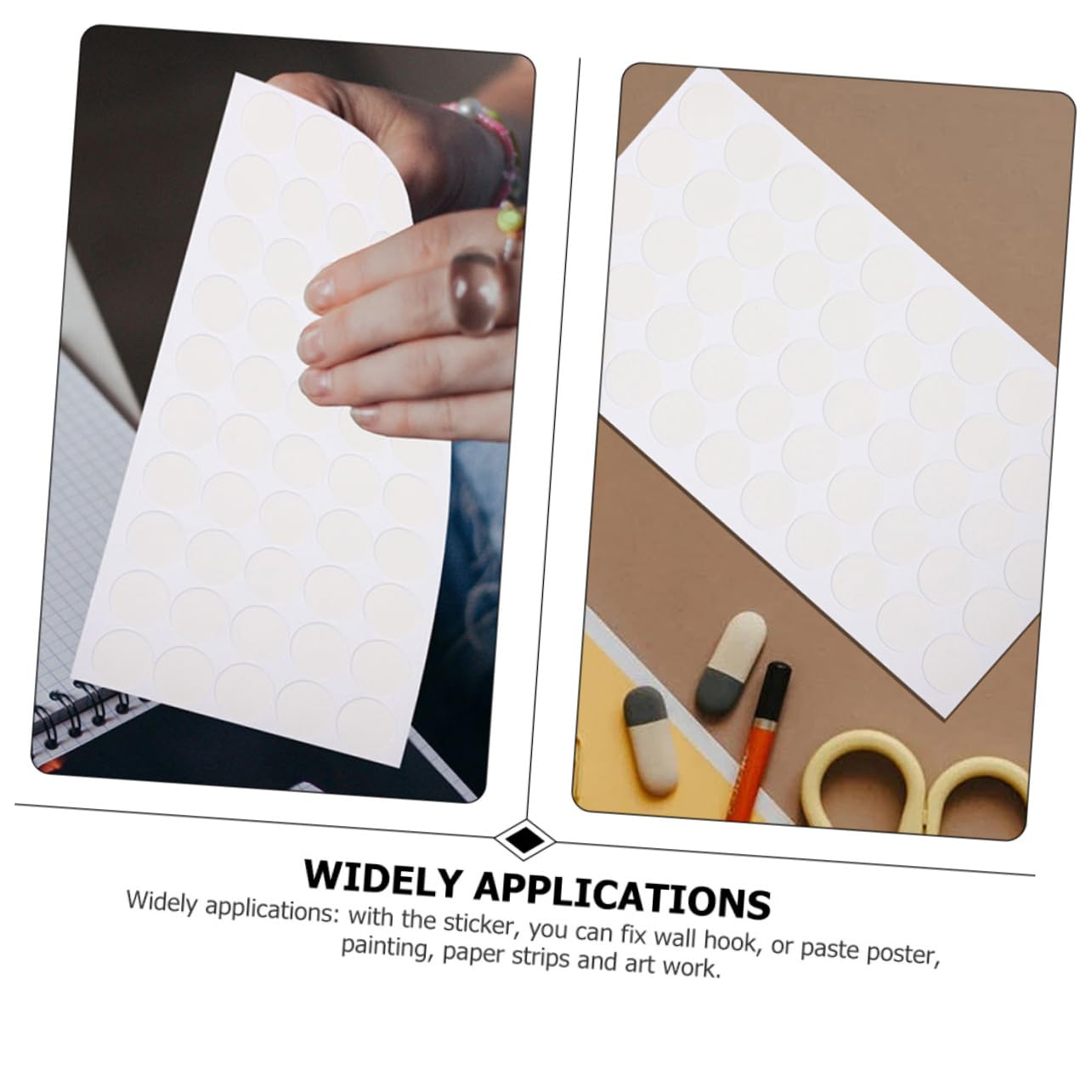 Acrylic Double Sided Adhesive Dots 300pcs for Painting