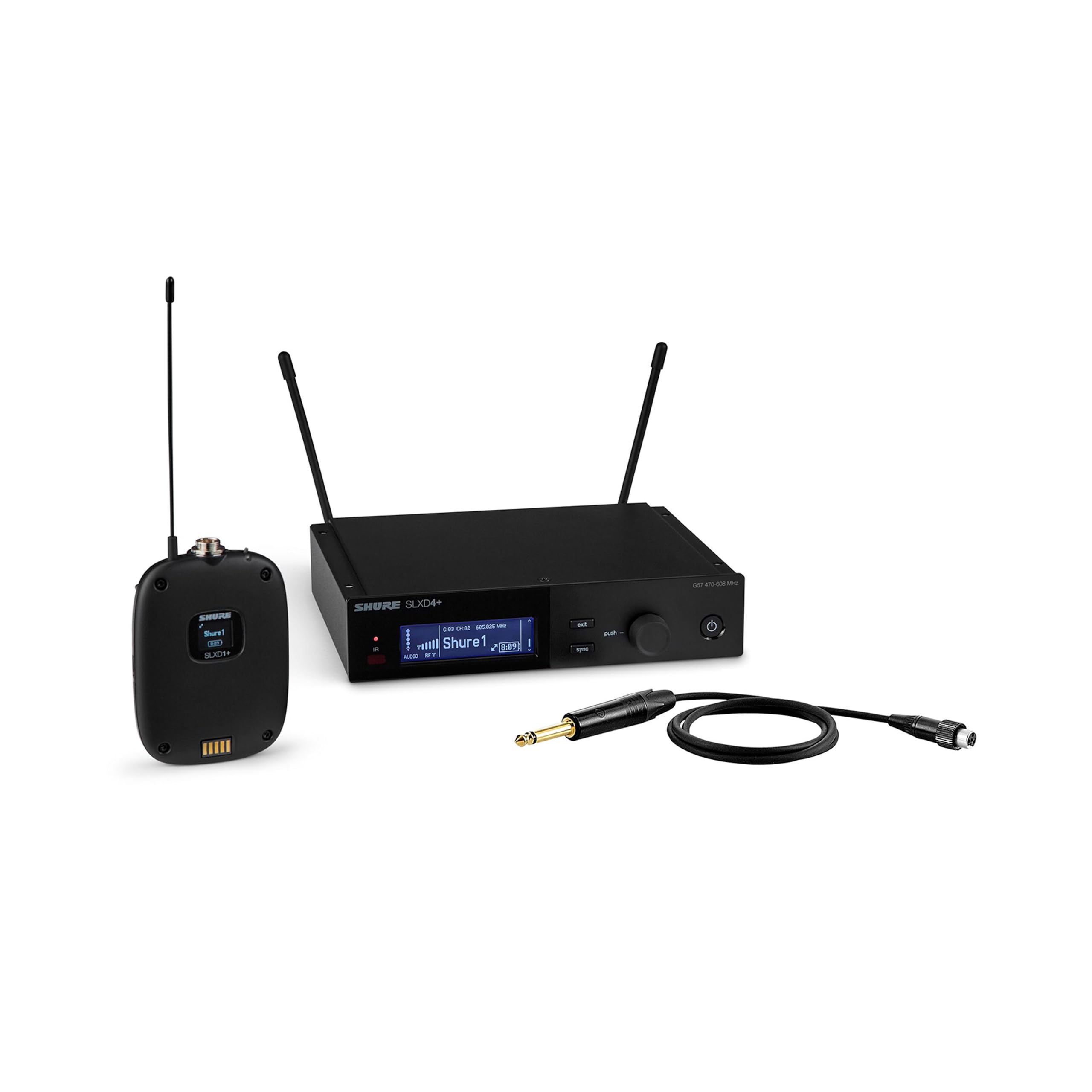 Amazon.com: Shure SLXD14+ Wireless System - Includes SLXD4+