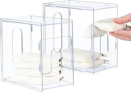 Organizador de almacenamiento de leche materna para bolsas de almacenamiento de leche materna, 2 torres de almacenamiento de leche materna acrílica