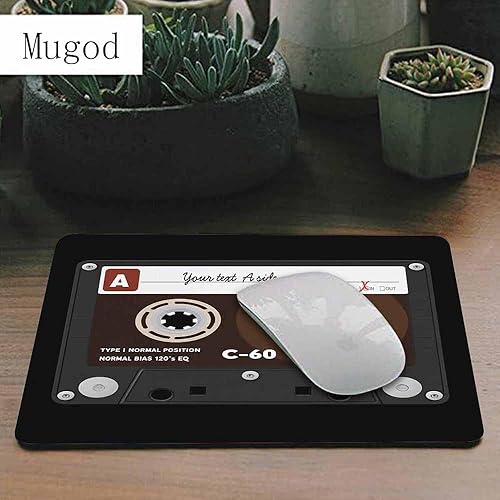 Miniatura 2 de Mugod Tapete para mouse para mujer, diseño de arte de tribu afrocéntrica, con base de goma antideslizante, para computadora, laptop, juegos,