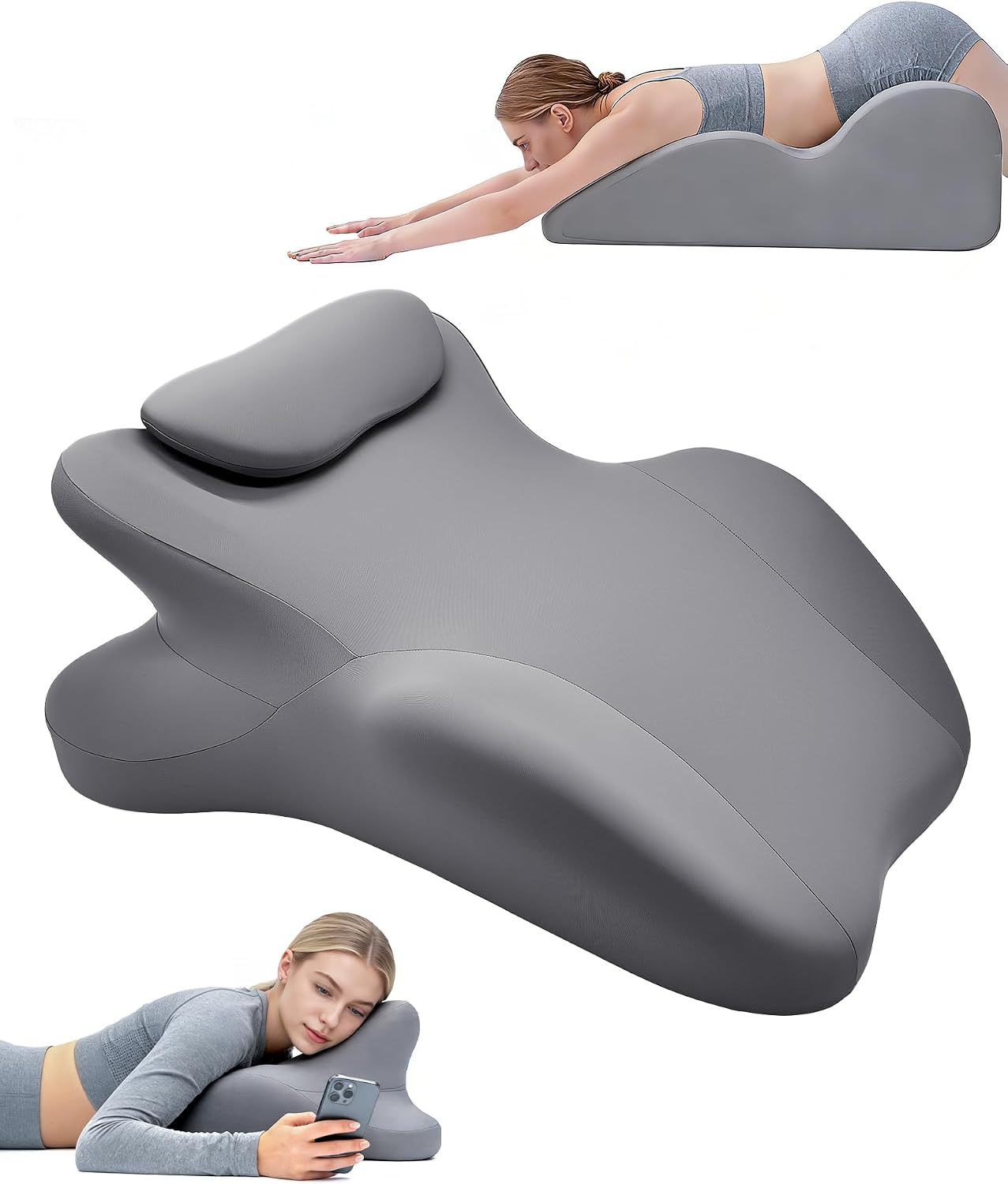 Sweet Spot Pillow,Memory Foam 27°Ergonomic Wedge Pillow for Couples
