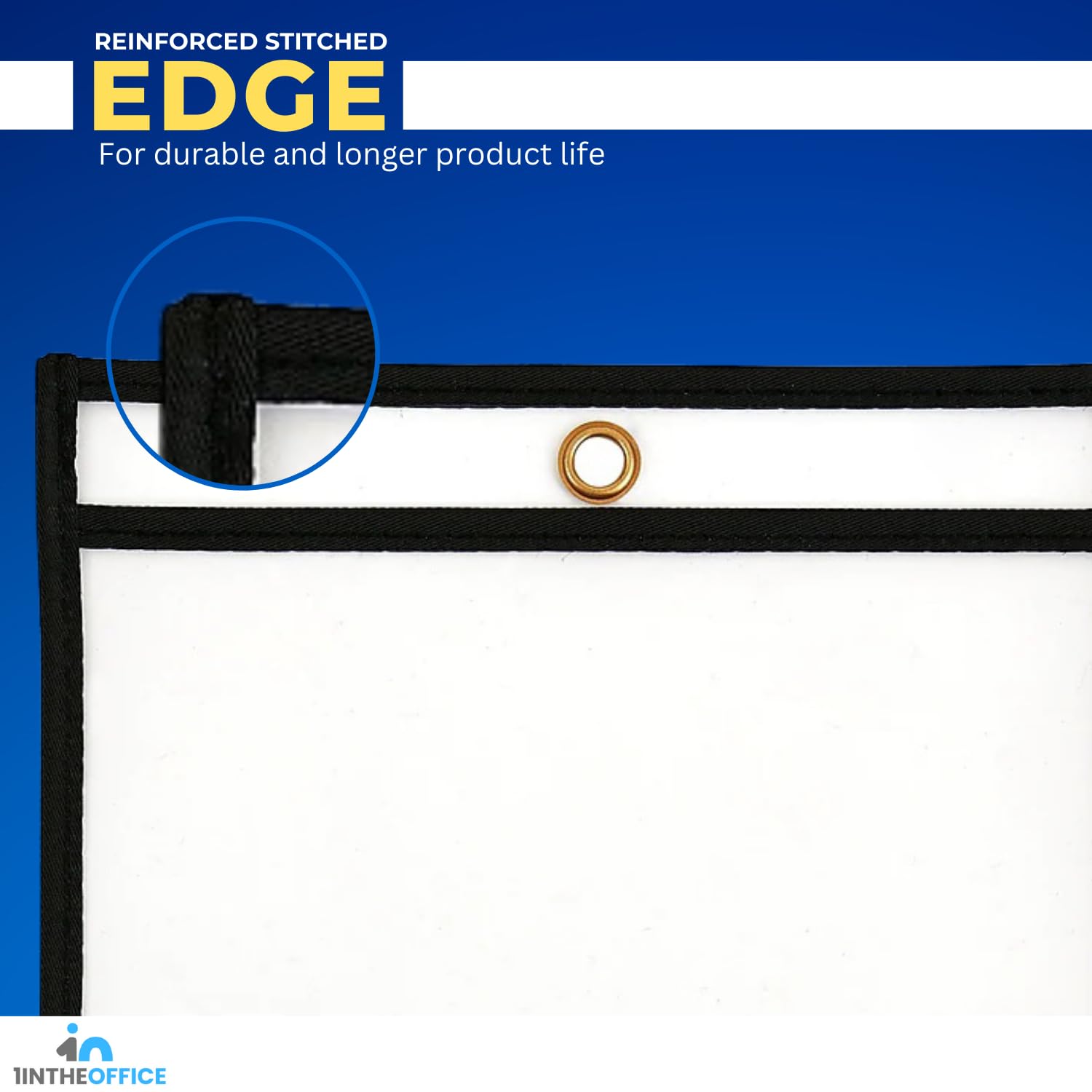 Job Ticket Holders 9x12, Heavy Duty, Clear Black Sleeves