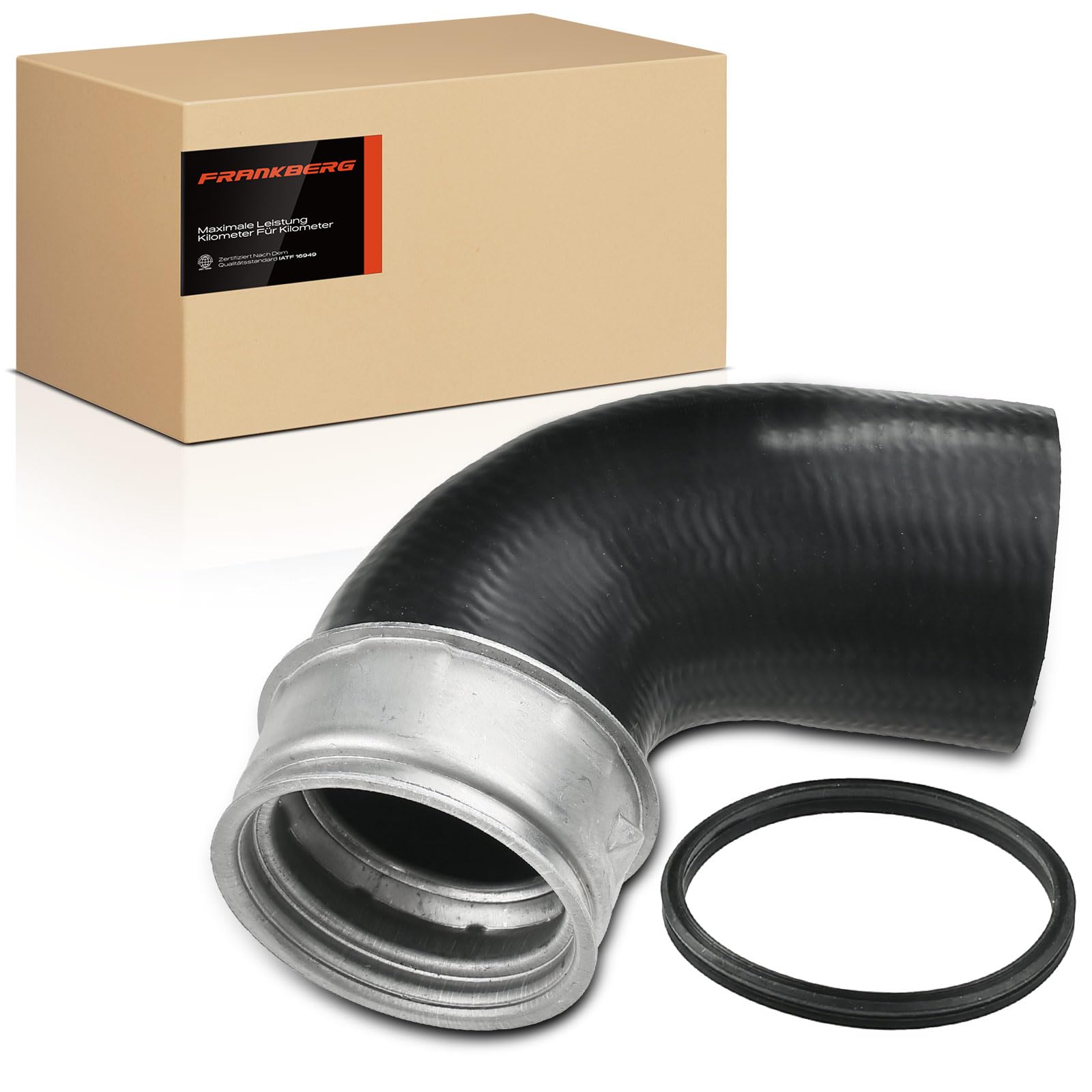 Frankberg Black Intercooler Turbo Hose Pipe Tube For A4 8E2 B6 8Ec B7 A4 Avant 8E5 8Ed B6 B7 A4 Cabriolet 8He Superb I 3U4 P.a.s.s.a.t 3B3 P.a.s.s.a.t Variant 3B6 1.9L 2.0L Diesel 2000-2009 3B0145838a