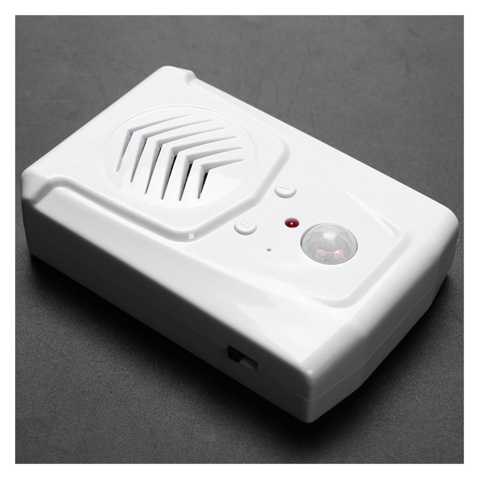 THikk Sonnette de Porte à Infrarouge sans Fil, 2 capteurs de Mouvement, Interrupteur MP3, capteur de Mouvement PIR, prompteur Vocal