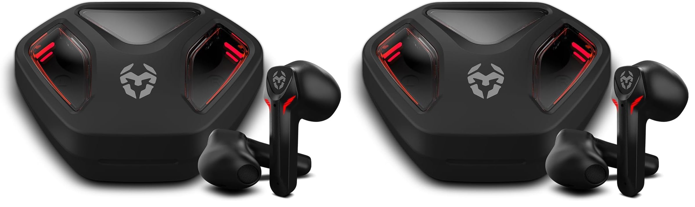 KROM Kanji –Auriculares Gaming Inalámbricos con Triple Conectividad (Bluetooth 5.3, 2.4GHz y Jack 3.5mm), Altavoces 40mm, Micrófono Integrado, Diseño Ultra-Ligero 180g, PC, PS5, Xbox, Switch, Blanco — view 10