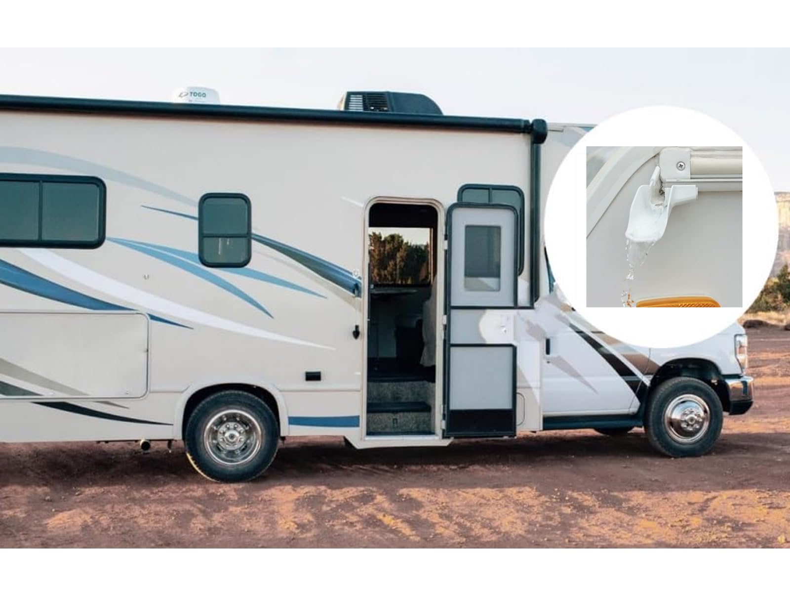 4Pcs RV Gutter Extenders RV Gutter Downspout Extension Extended Rain - View #9