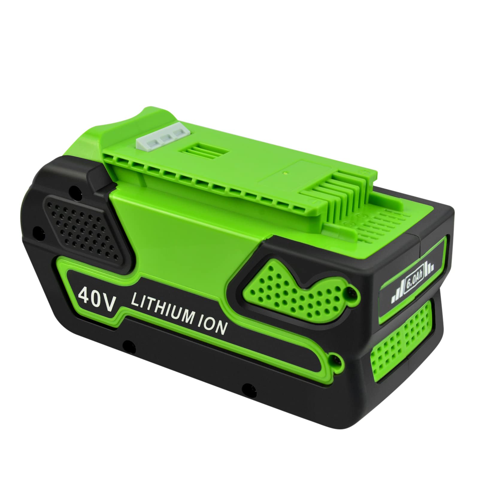 40V 6000mAh Replacement Battery for Greenworks G-MAX 29727 29472 29462 27062 20292 2100702 2100202 2501302 ST40B410 BA40L210 STBA40B210