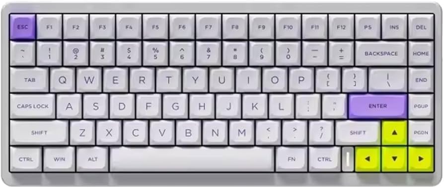 Amazon.co.jp: AESCO A83 ホワイト ラピッドトリガーキーボード