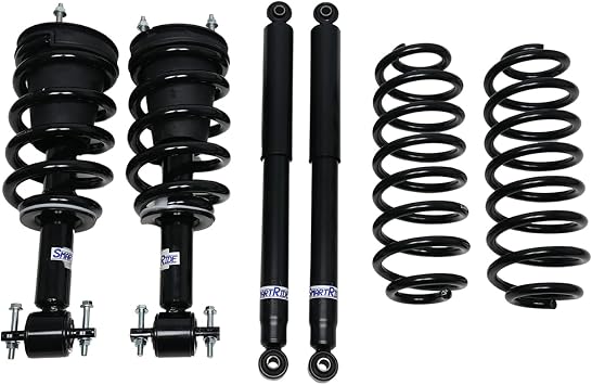 SmartRide 4-Wheel Air Suspension Conversion Kit compatible with 2007-2014 Cadillac Escalade, Escalade ESV, EXT