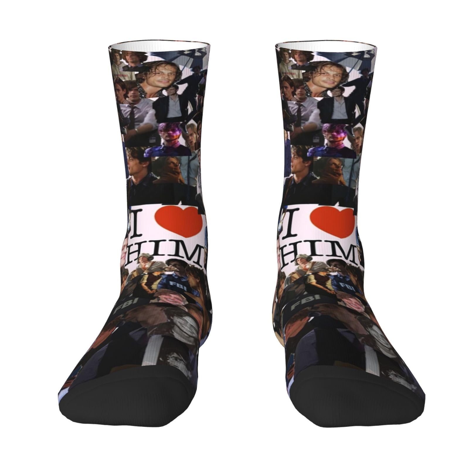 Spencer Reid Socks Spencer Reid Merch Moisture Wicking Thick Cushioned Outdoor Crew Socks Mid Calf