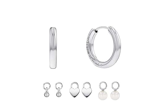 美品　  カルバンクライン ピアス チェーン ロゴ 刻印 美品 Calvin klein カルバンクライン ピアス チェーン ロゴ 刻印