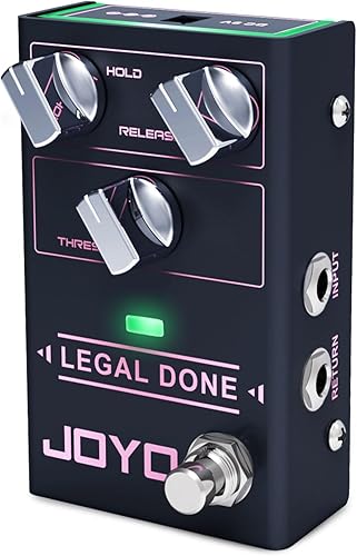 Miniatura 13 de JOYO Pedal de efecto de guitarra Distorsión con MOSFET seleccionable y FAT Clipping Boost grueso de distorsión - Bypass verdadero (SPLINTER JF-21)