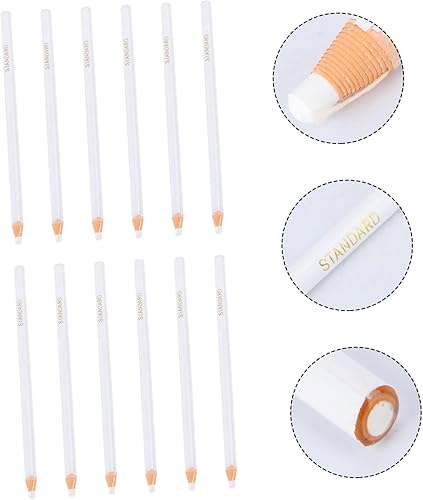 Miniatura 4 de Operitacx Juego de crayones sin afilar Marcador de China Peel-off para Art White Crayon solamente