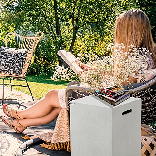 Essential-Lounger-16-Inch-Propane-Tank-Cover-Table-20-Propane-Tank-Hideaway-Table-for-Fire-Pit-Concrete-Gas-Tank-Hideaway-Storage-Table-with-Side-Handles