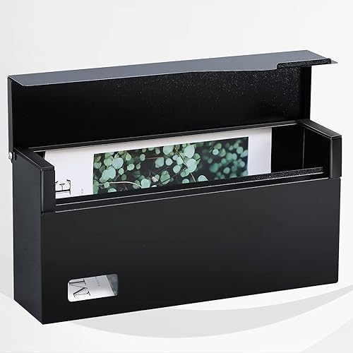 Miniatura 7 de xydled Buzón de pared para puerta, buzón para exteriores, buzón de metal grande para colgar, paquete de buzón moderno, caja de envío para casa