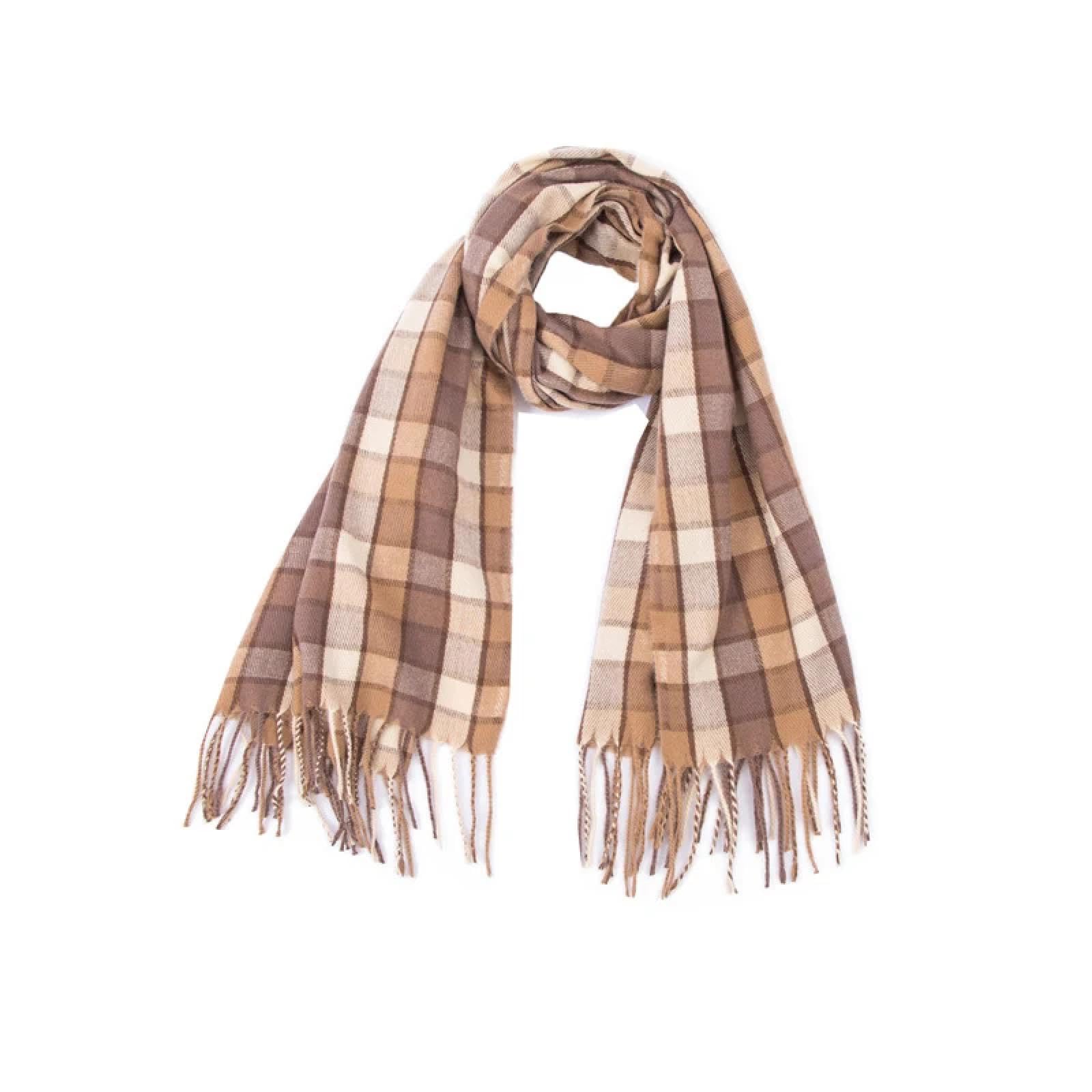 Schals Tücher Halstuch Scarf Frauen Schal Herbst Winter Adrette Plaid Quaste Scarve Mujer Foulard Schal
