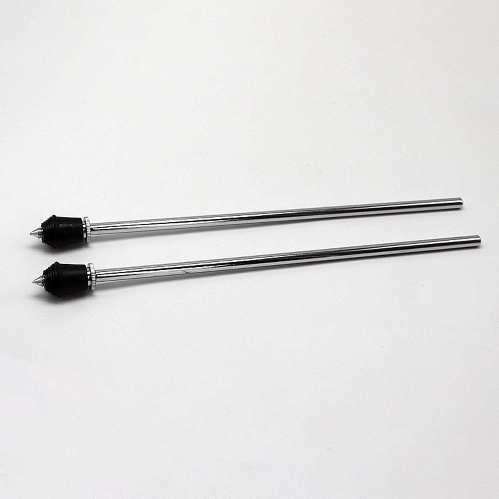 Deevoka 2Pcs Kick Drum Legs Drum Feet Holder Sturdy Drum Kit Straight Legs Metal Bass Drum Legs Leg Clamp Holder for Floor Tom Drum