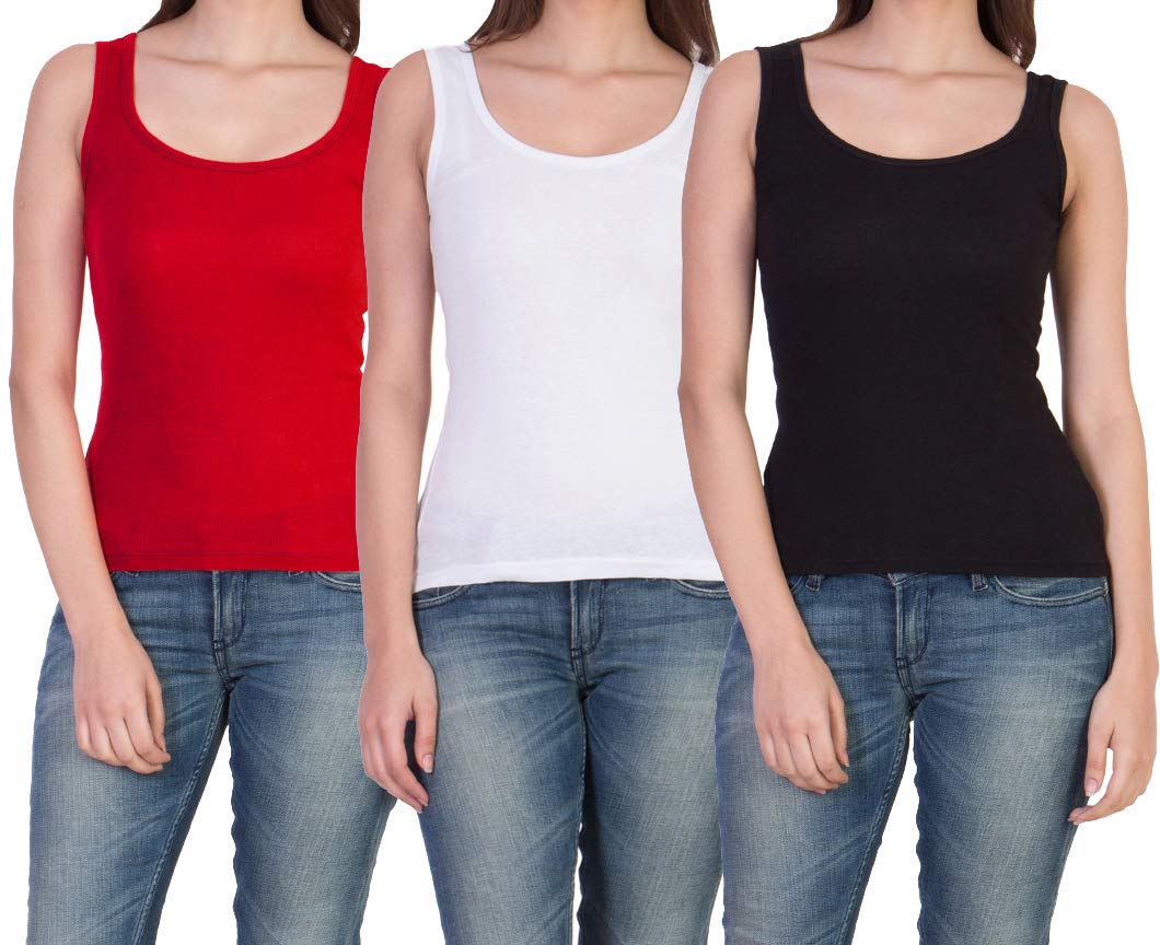 paras Women's & Girl's Cotton & Lycra Camisole (Pack of 3)-picture-25