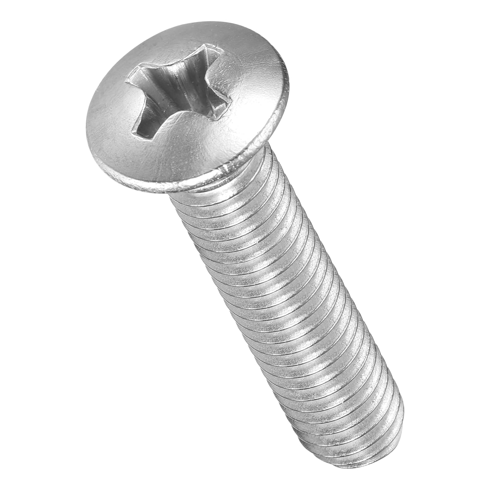 METALLIXITY Phillips Cross Recessed Countersunk Head Screws Bolts (M5-0.8x20) 50Pcs