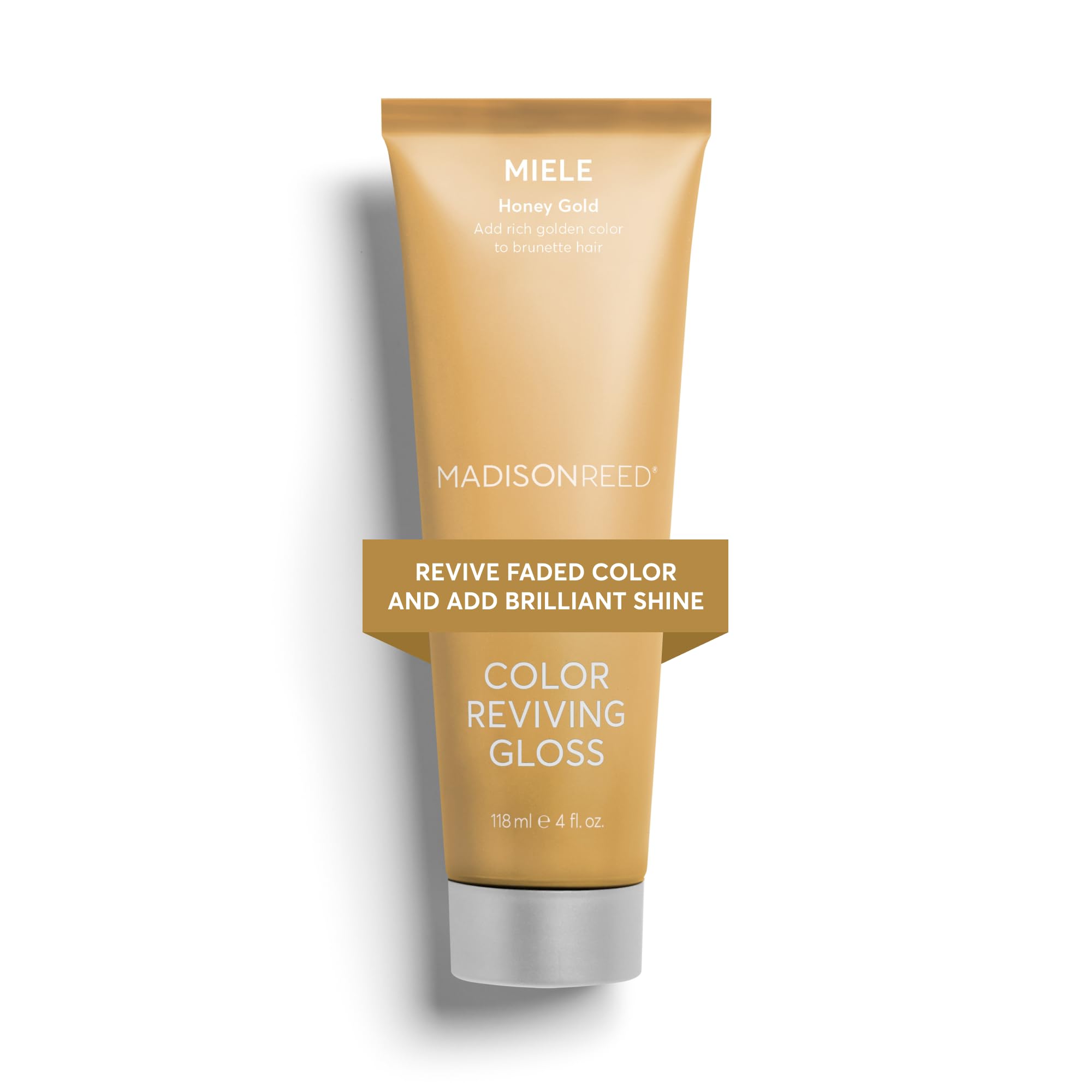 Color Reviving Gloss, Miele - Honey, Semi-Permanent Hair Dye, Enhances Hair Color & Corrects Tone, Adds Brilliant Shine, Keratin & Argan Oil, 4 Fl Oz (118 mL)