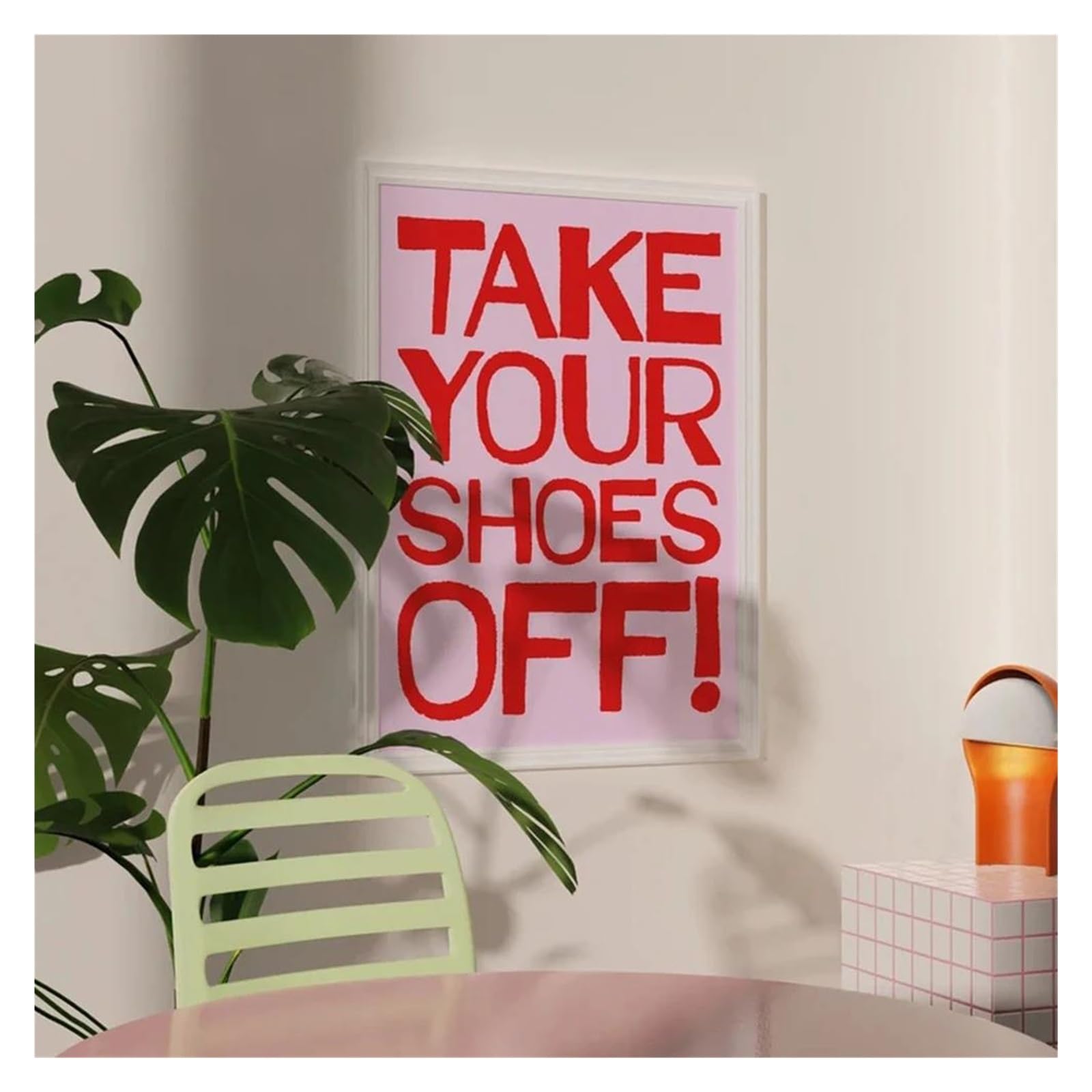 Peinture sur toile Love Quote décoration murale inspirante et bienveillante