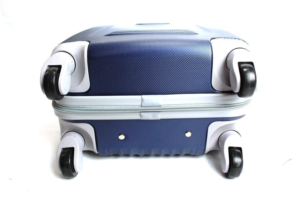 TROLLEY LUMI-ORMI IDONEO RYANAIR ABS RIGIDO 4 RUOTE Cm.52x37x19 Bagaglio a mano da cabina (BLU)