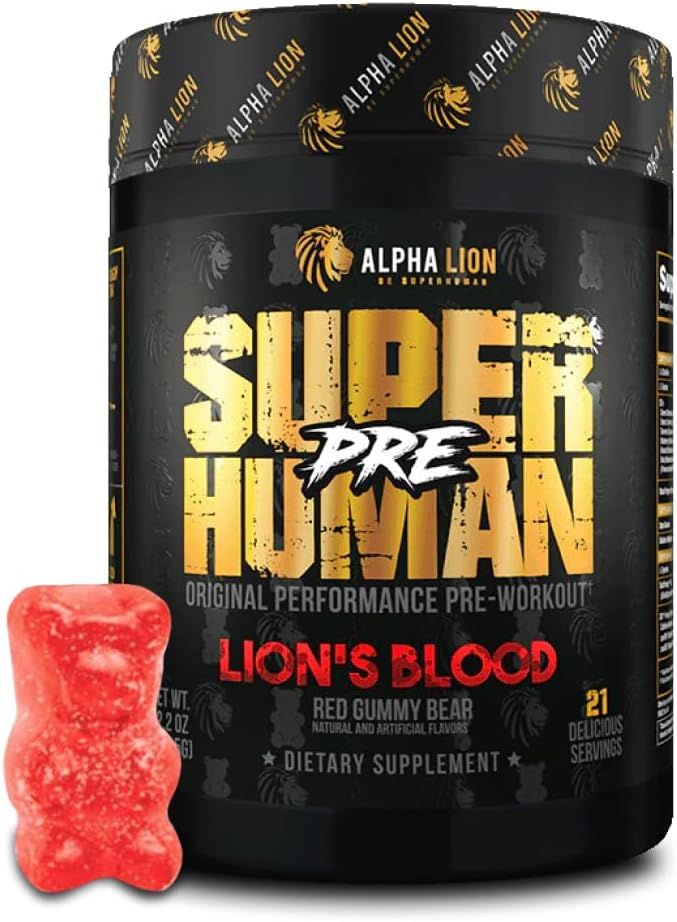 ALPHA LION Pre Workout Powder, Beta Alanine,...